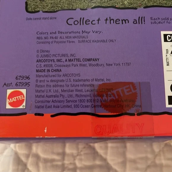 Disney’s Collectible Doug Quail Man Figure, Made by Mattel, New in Box - Picture 8 of 8